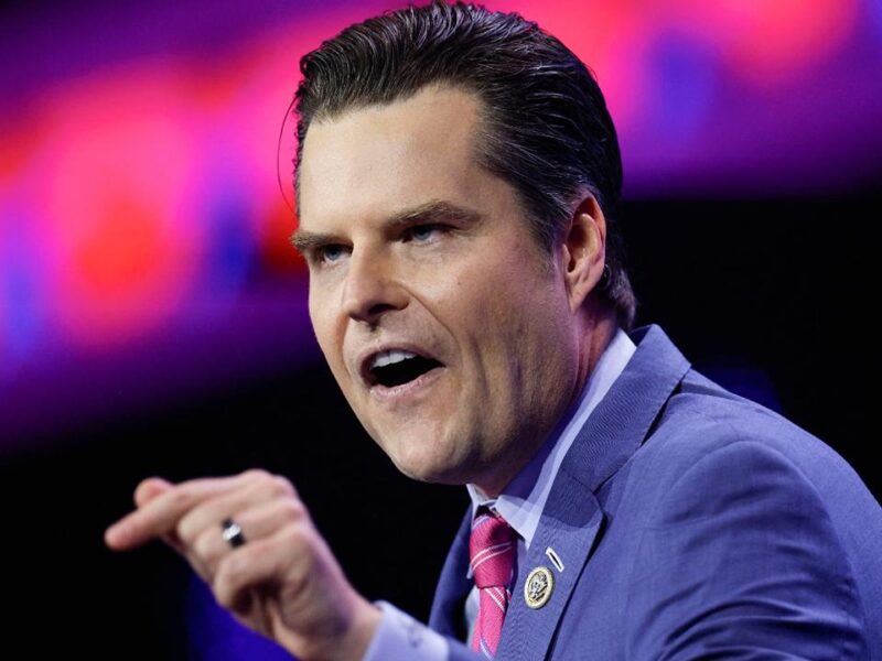 Matt Gaetz Fiscal propuesto por Trump, frena informe sobre escándalo sexual