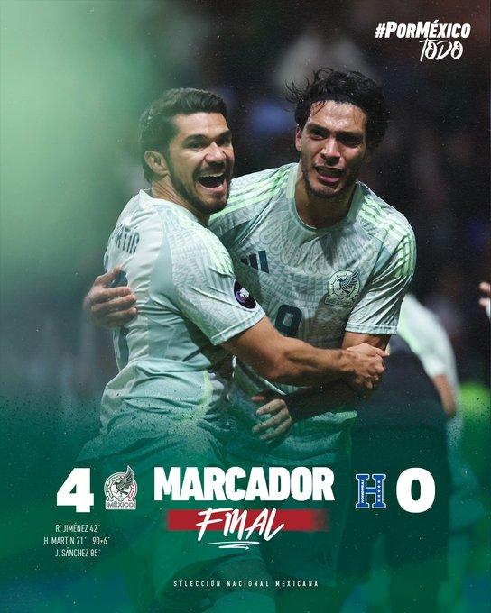 ¡México lo hizo, está en semifinales de la Concacaf Nations League! marcador