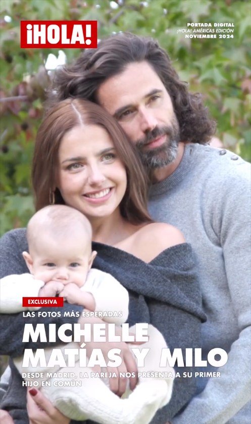 Michelle Renaud y Matías Novoa presentan a su hijo Milo en revista