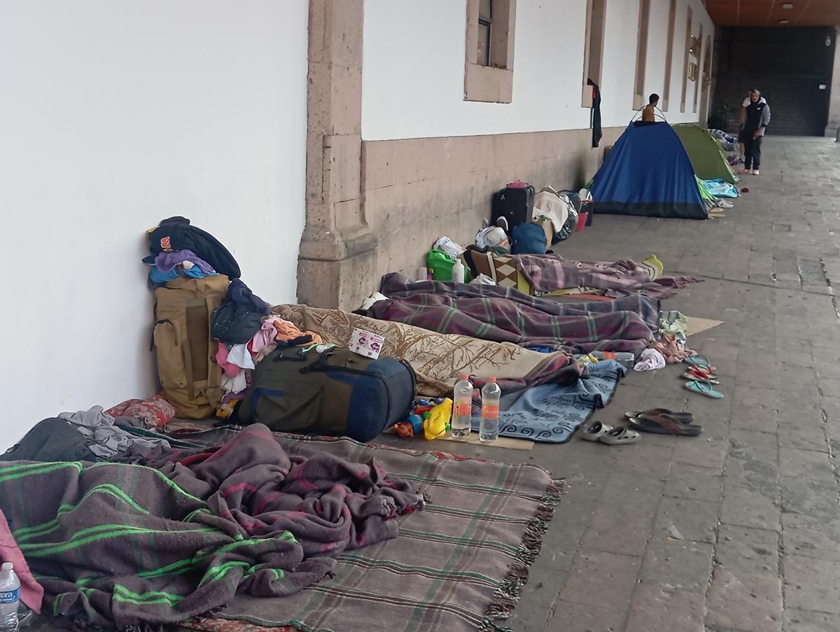 migrantes incomunicación albergue de Morelia