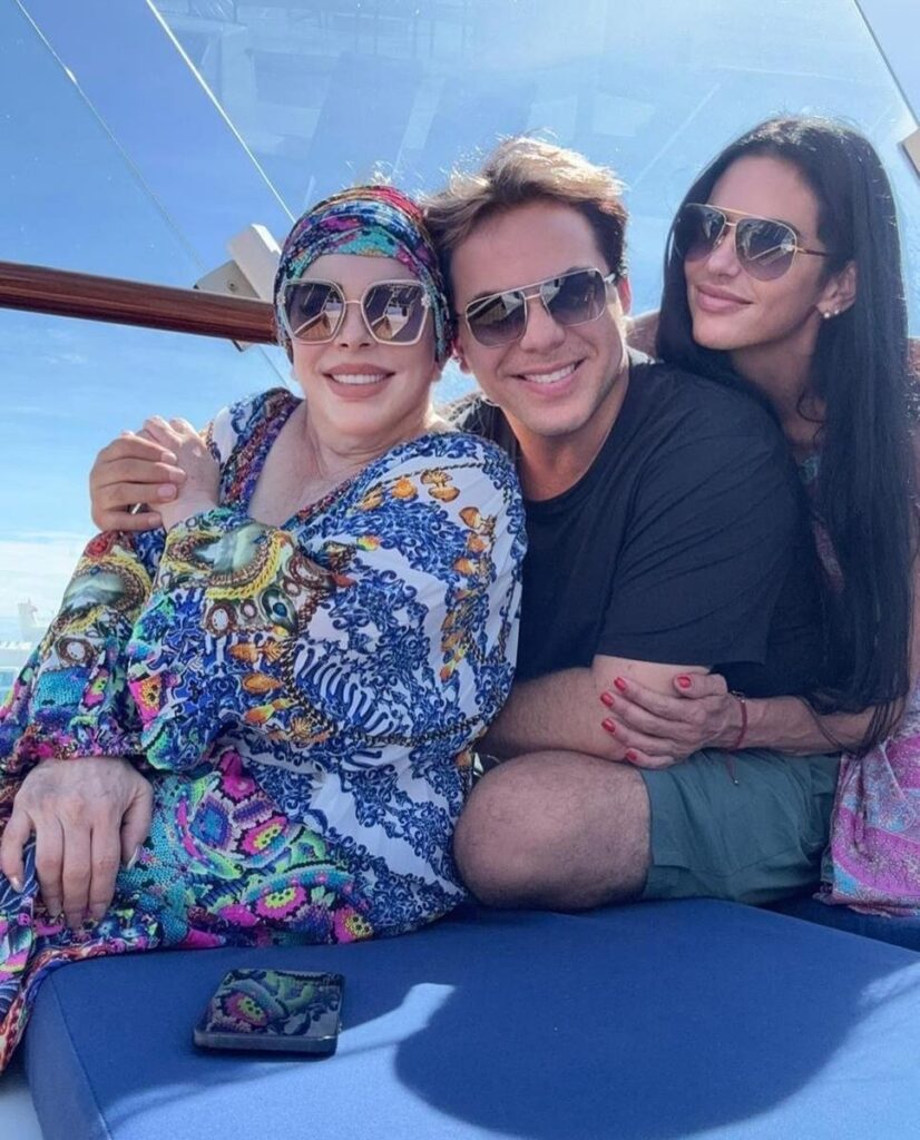 Novia de Cristian Castro comparte fotos del viaje en crucero con Verónica Castro