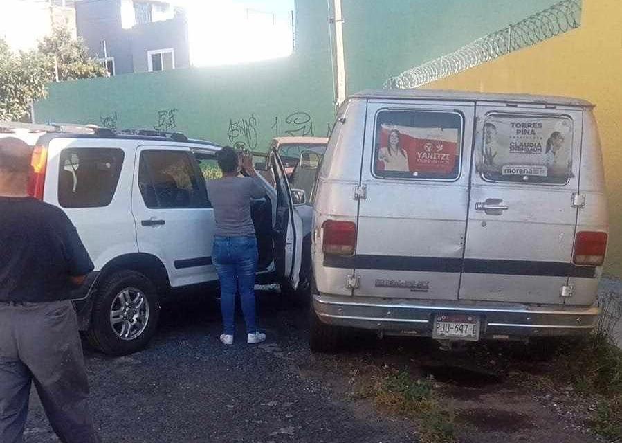 robo y choque en Morelia Ampliación La Huerta