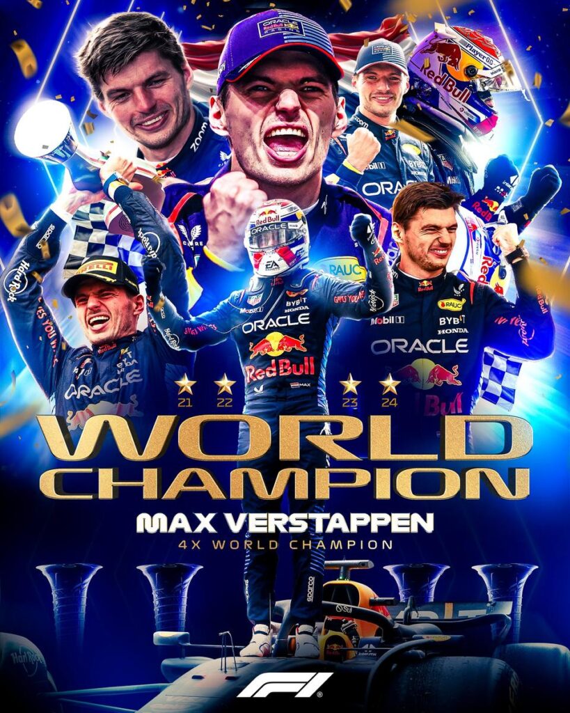 “Súper” Max Verstappen, Tetracampeón de la Fórmula 1