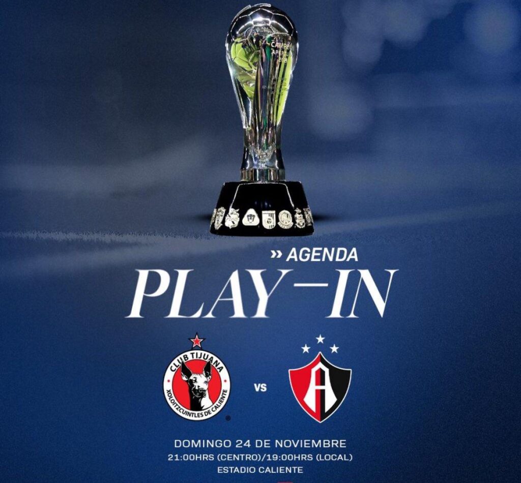 Xolos de Tijuana ante los Zorros del Atlas se juegan el último boleto a la Liguilla de la Liga MX- juego