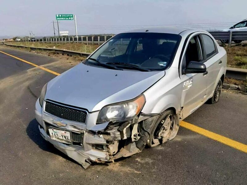 accidente autopista Siglo XXI barrera contención