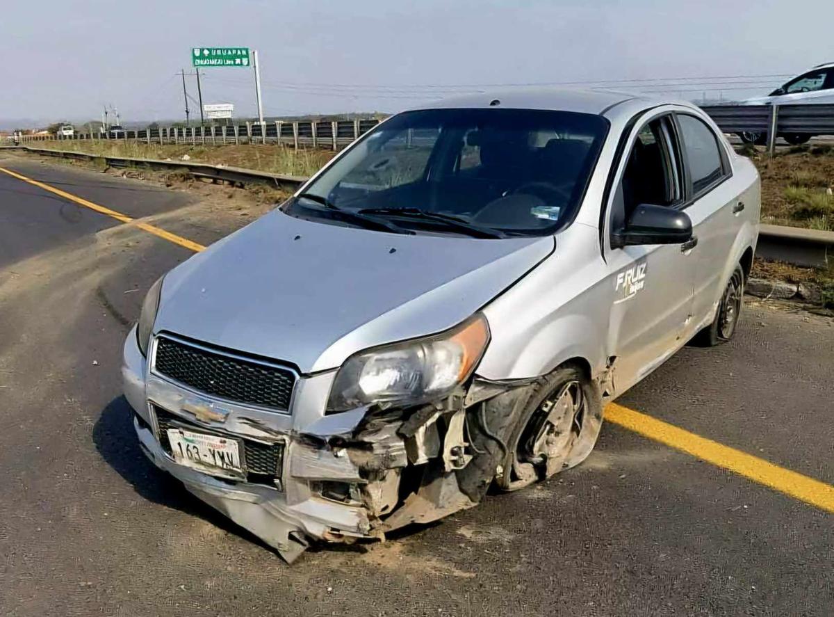 accidente autopista Siglo XXI barrera contención