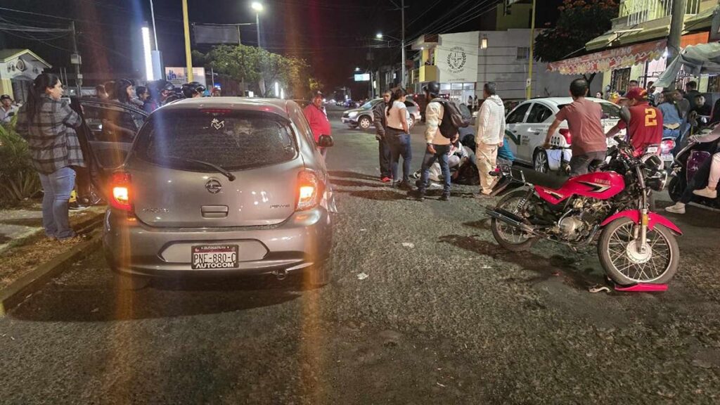 accidente de motociclista en Zamora