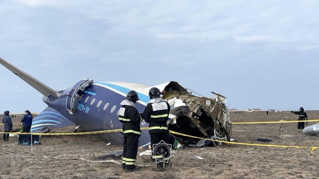 Accidente del Avión de Azerbajian Airlines Derribo de Avión en Azerbaiyán por Misil Ruso 1