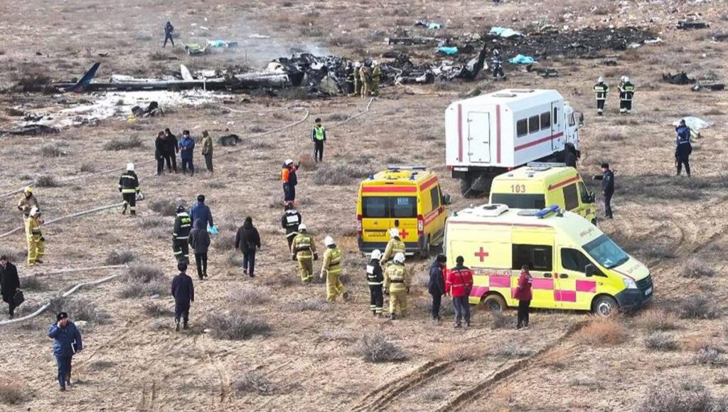 Accidente del Avión de Azerbajian Airlines Derribo de Avión en Azerbaiyán por Misil Ruso 2