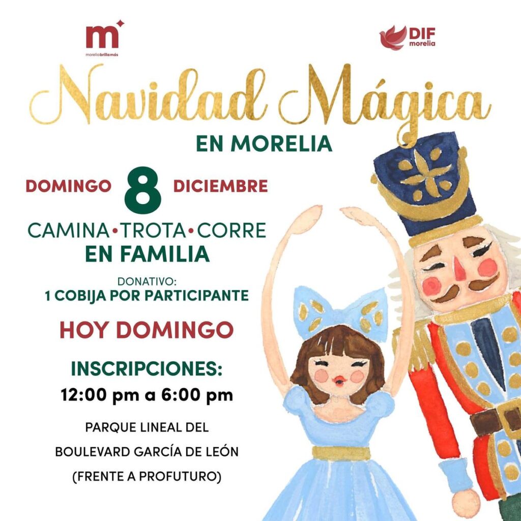 Actividades para niños este fin de semana en Morelia: Carrera Navideña, Villa Navideña y Pista de Hielo Carrera