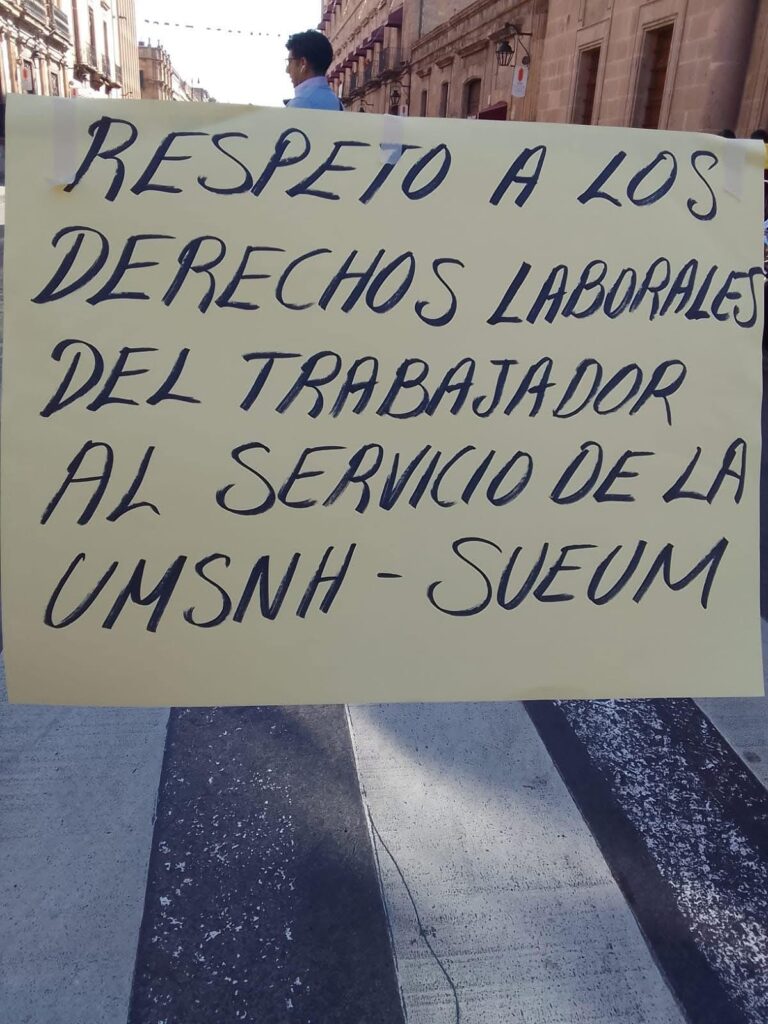 advierte SUEUM movilización con cierres viales en Morelia