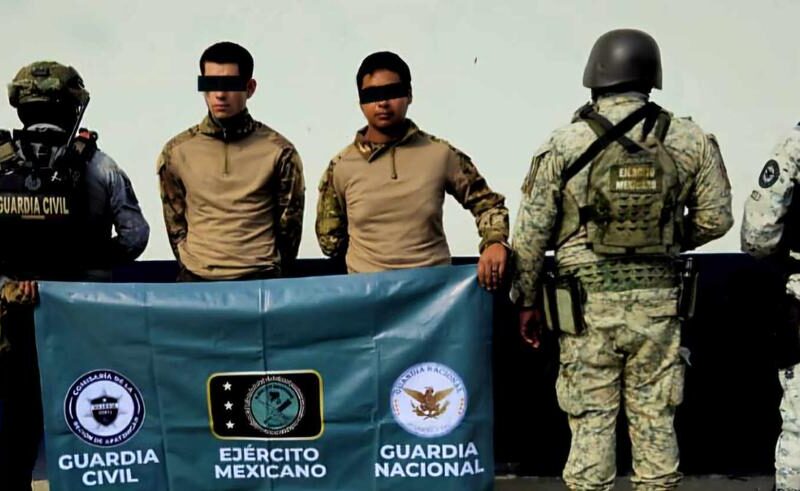 captura pistoleros CJNG Cenobio Moreno Apatzingán