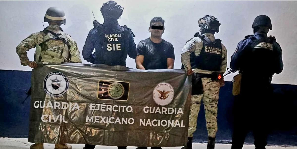 capturan a presunto pistolero del CJNG