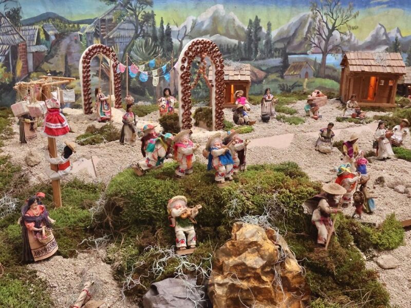 Conoce el peculiar nacimiento purépecha que exhibe el Museo de Arte Colonial