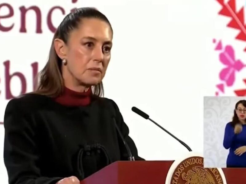 Cuestiona Sheinbaum veracidad de imágenes de caso alcaldesa de Coalcomán-El Mencho