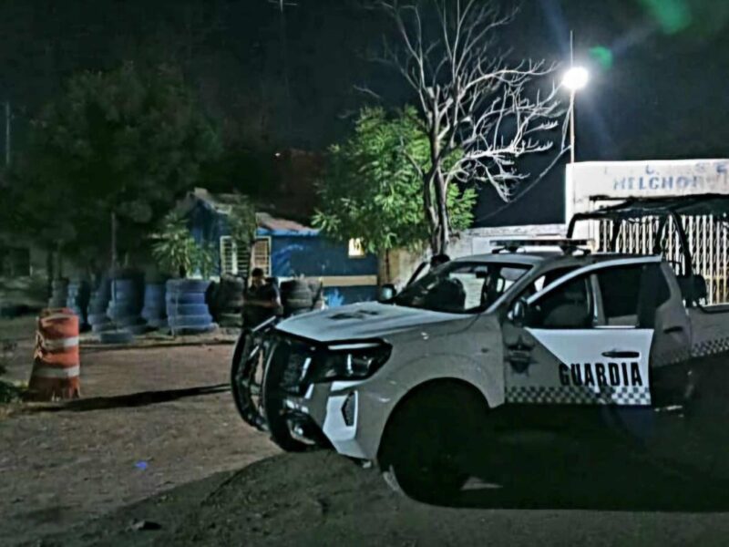 Delincuentes disparan contra caseta de la Policía Municipal en Buenavista-ataque