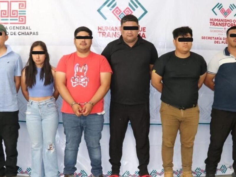 detenciones en Chiapas servidores públicos