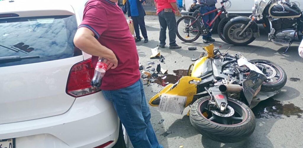 dos accidentes en motocicletas en Morelia-1