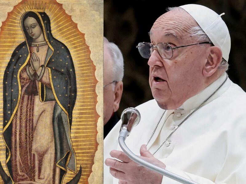 El Papa Francisco critica el uso ideológico de la Virgen de Guadalupe