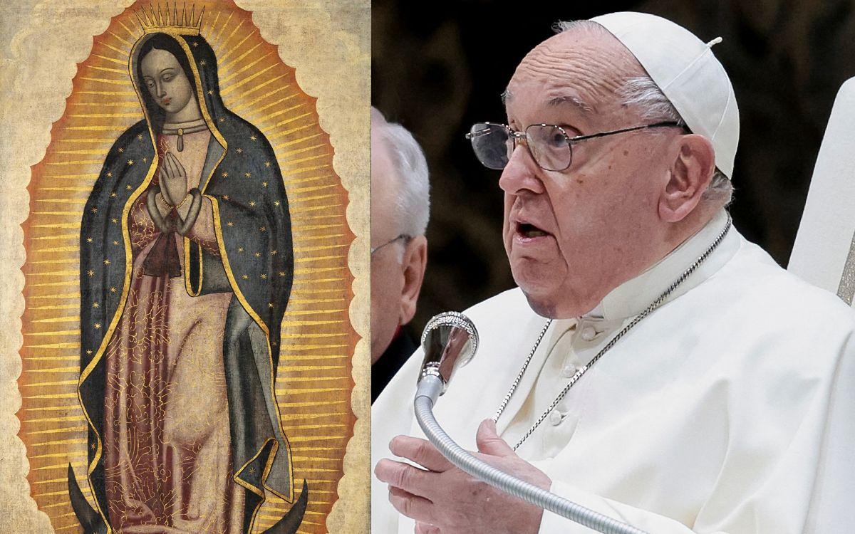 El Papa Francisco critica el uso ideológico de la Virgen de Guadalupe