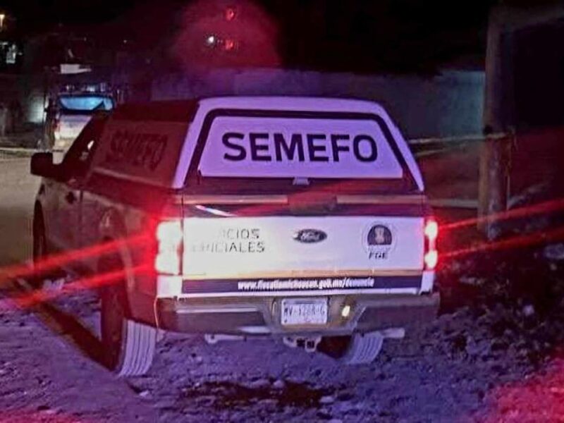 En Apatzingán, un hombre es asesinado de un escopetazo por su vecino