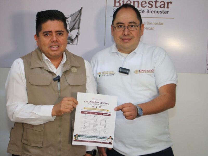 Este es el calendario de pago de Becas Bienestar en Michoacán