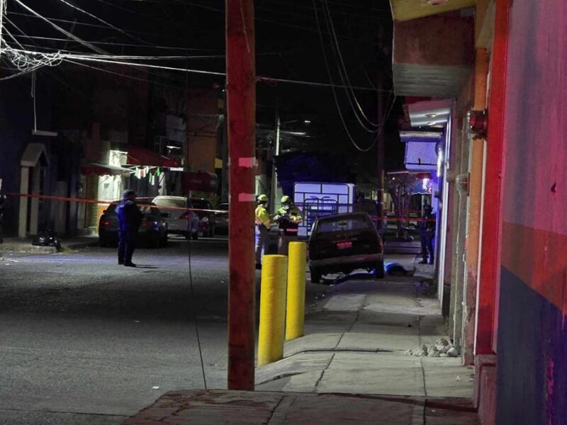 hombre ultimado a tiros colonia Ramírez Zamora