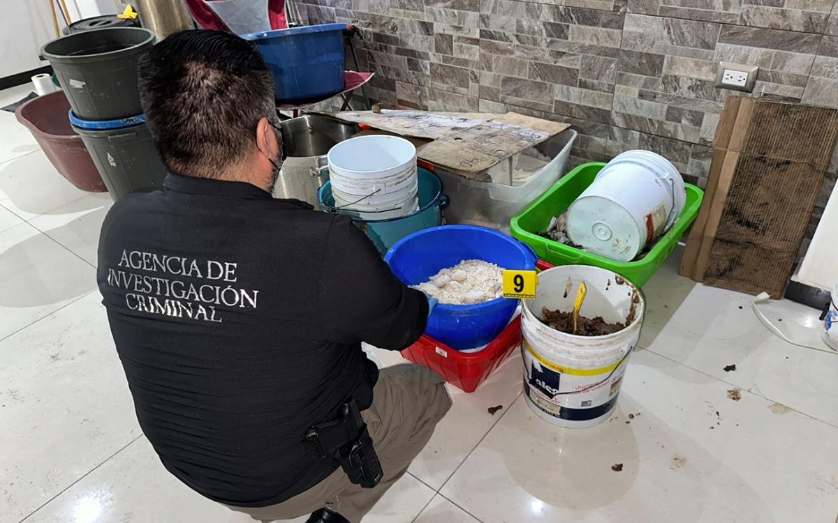 incautación de metanfetamina en Sinaloa