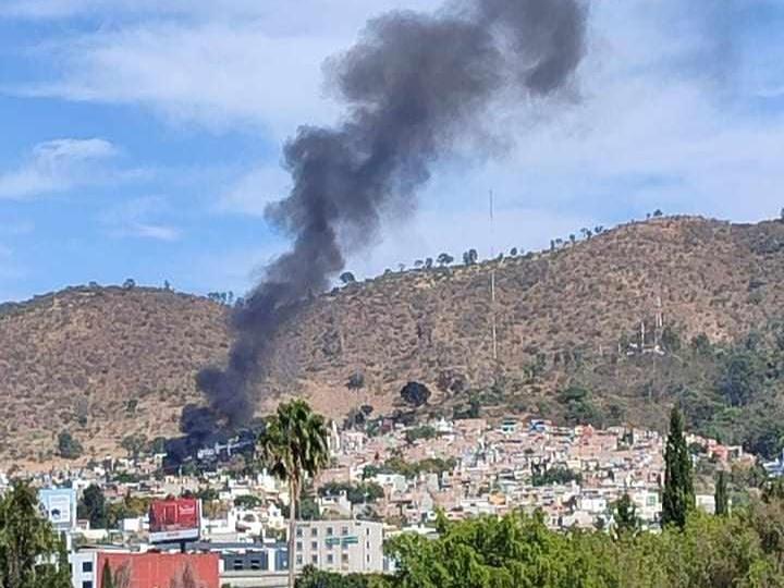 incendio choza colonia Ampliación Morelia