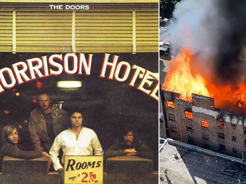 incendio Hotel Morrison portada The Doors