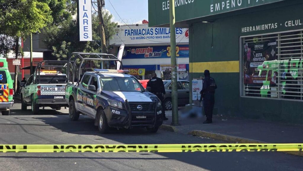 Joven es asesinado a balazos fuera de casa de empeño en Zamora