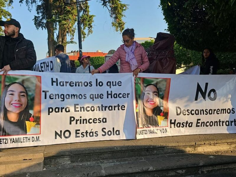 Marchan para que aparezca Yuketzi Yamileth; novio señala violencia familiar