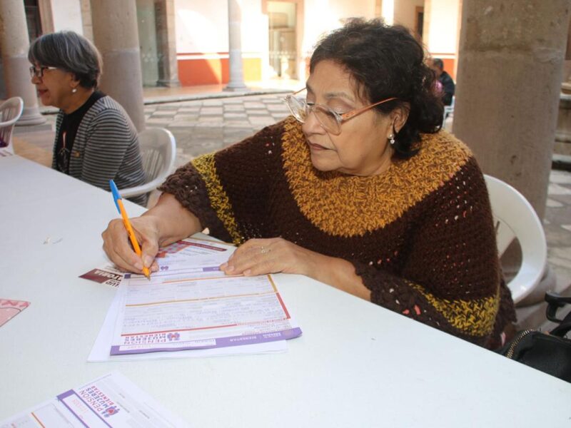 Mas de 34 mil mujeres se suman a la pensión del bienestar en Michoacán