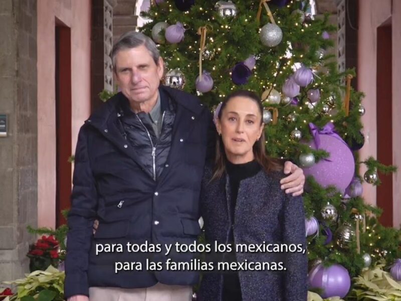 mensaje de Navidad de Claudia Sheinbaum