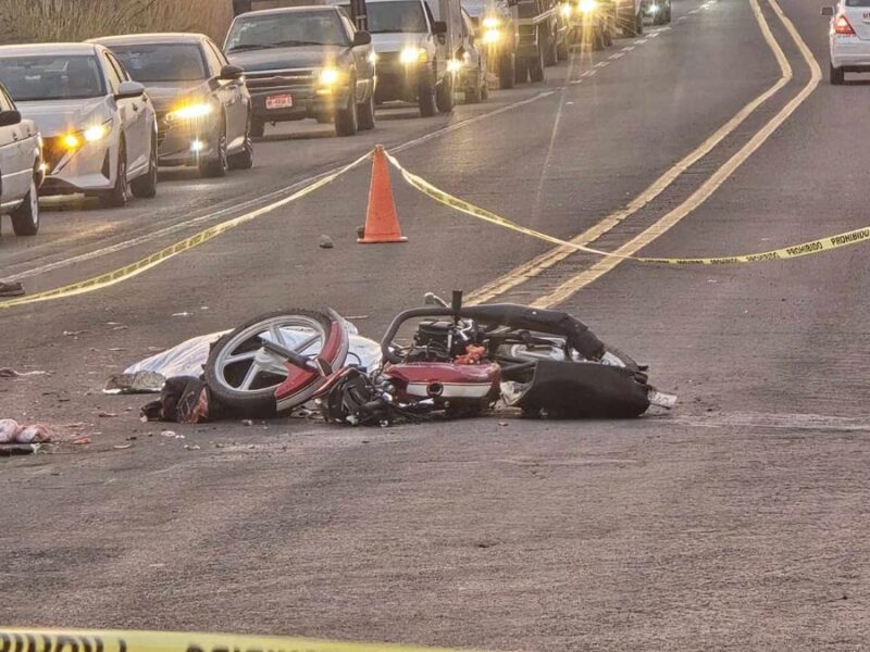 motociclista es atropellado y muere en la Zamora - Morelia