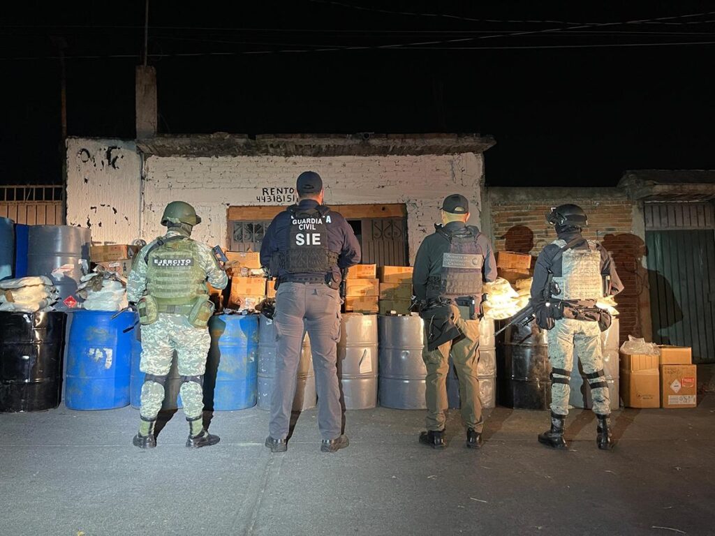 operativo antidrogas Morelia narcobodega La Unión