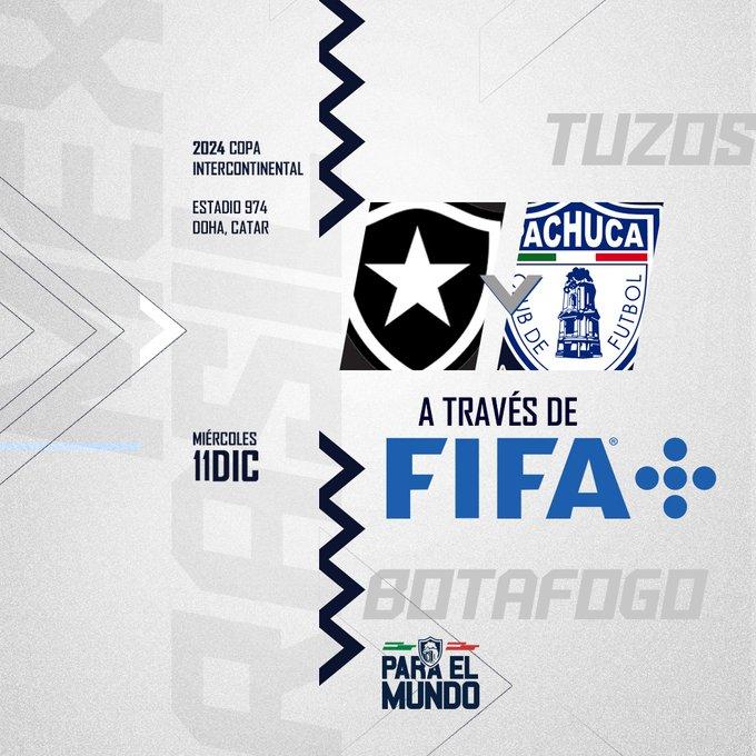 Pachuca vs Botafogo en la Copa Intercontinental- Qatar 2024