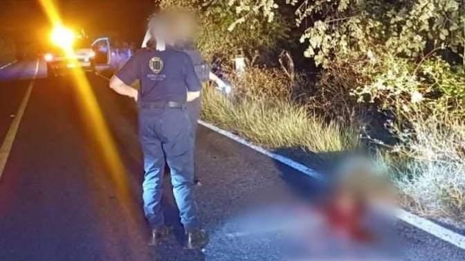 Peatón fallece atropellado en la carretera Zitácuaro-Huetamo