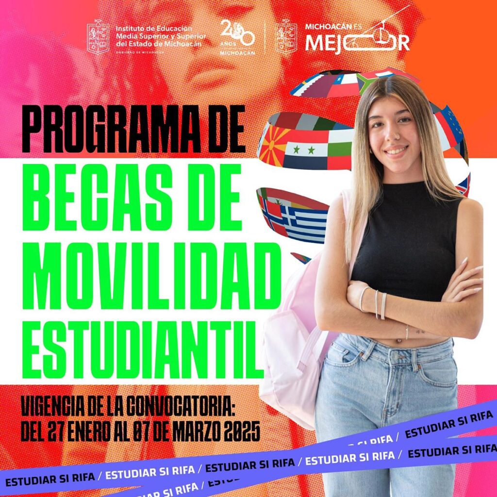 revelan fecha para la convocatoria de becas de movilidad estudiantil