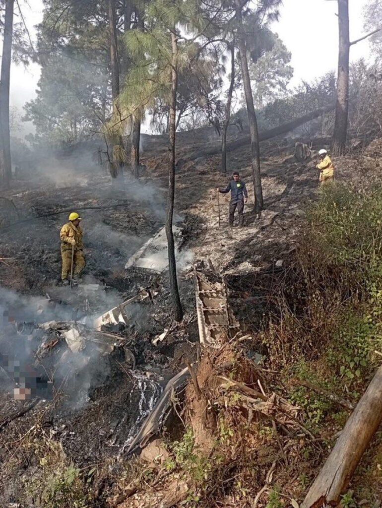 revelan lista de víctimas del la caída de avioneta en Jalisco