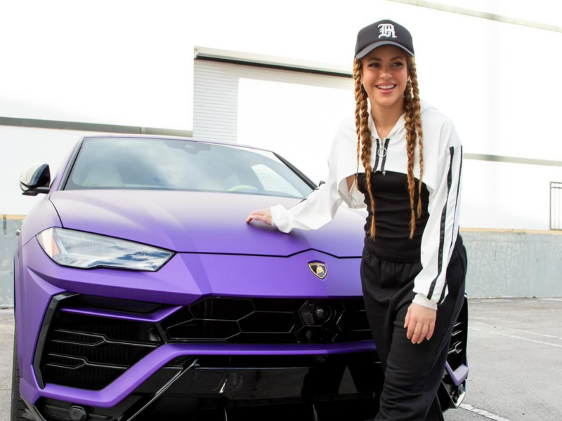 Shakira anuncia al ganador de su Lamborghini