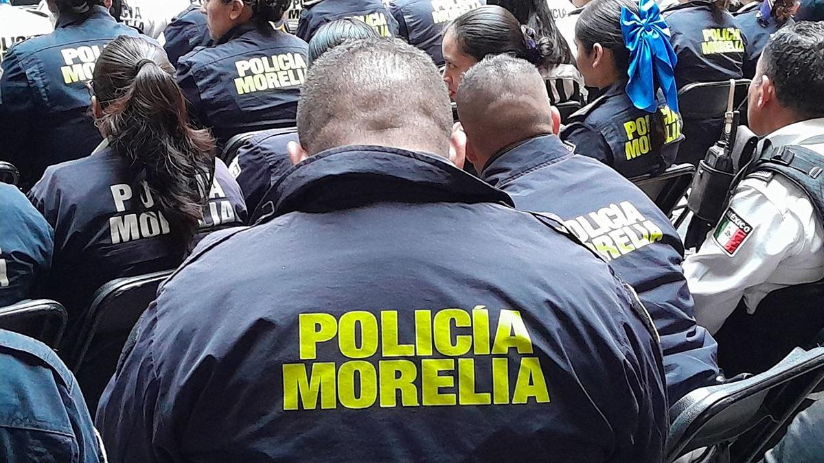 sueldos de policías de Morelia