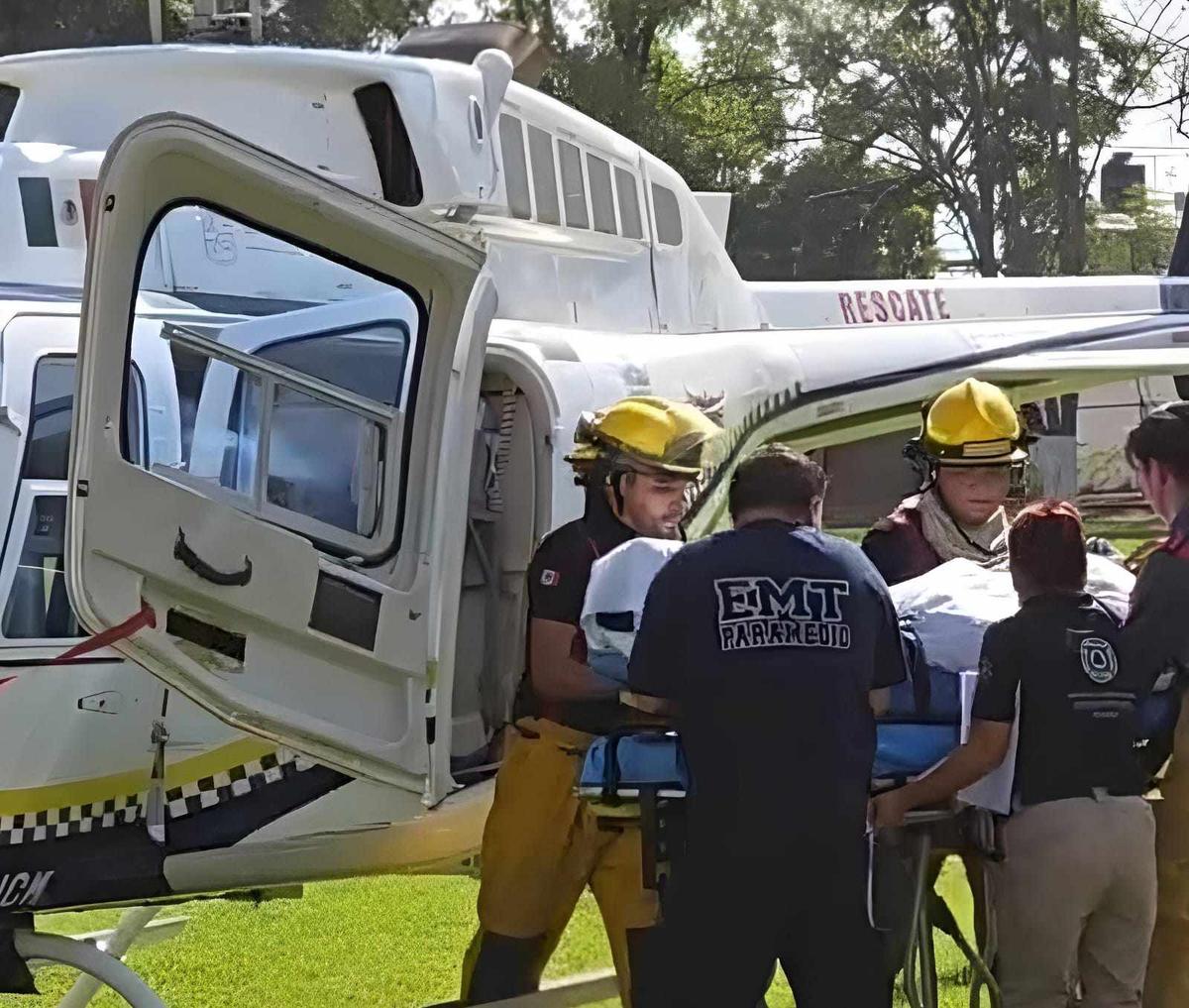 traslado helicóptero sobreviviente atropellamiento masivo Los Reyes