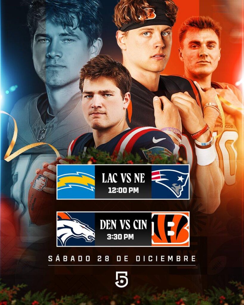 Tres duelos de poder a poder este sábado en la NFL Semana 17-1