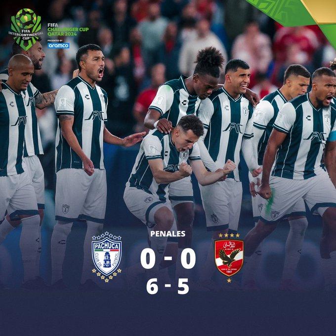 ¡Tuzos del Pachuca avanza milagrosamente a la final de la Copa Intercontinental!-marcador