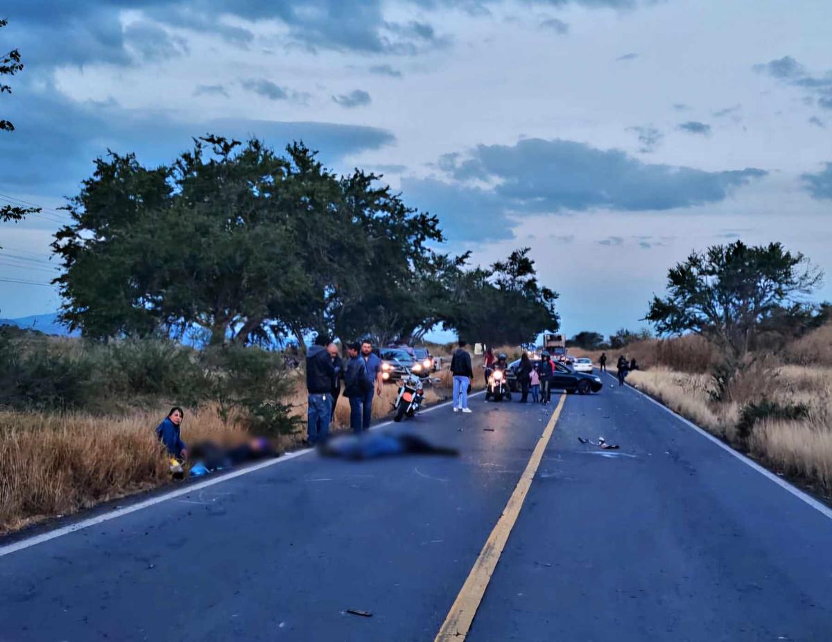 Un muerto y una lesionada tras accidente de motocicleta, en Ecuandureo