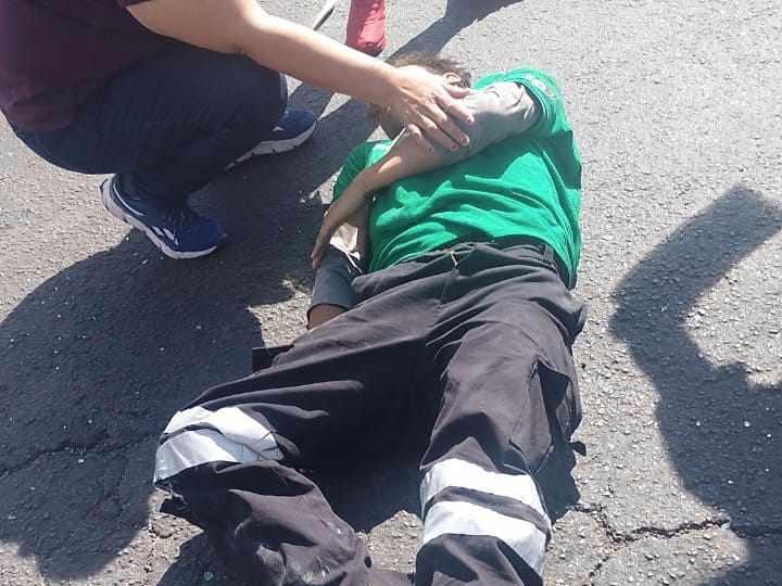 accidente motociclista Zamora Libramiento norte