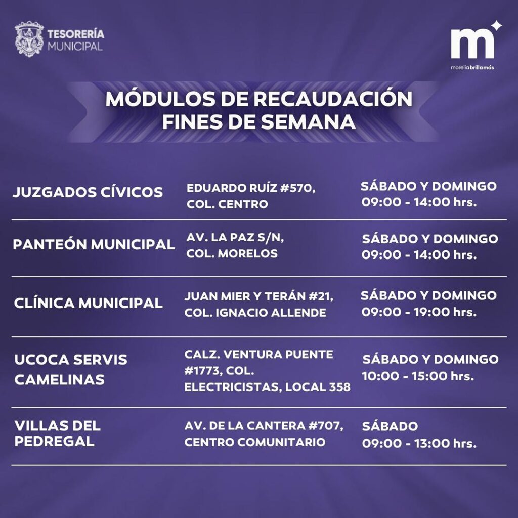 Aprovecha descuento para el pago de Predial en Morelia