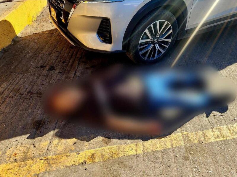 Asesinato a balazos en la colonia Babilonia de Apatzingán