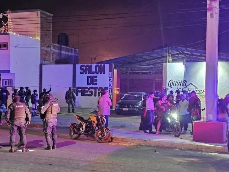 Ataque armado en boda de Guanajuato deja 3 muertos y 15 heridos